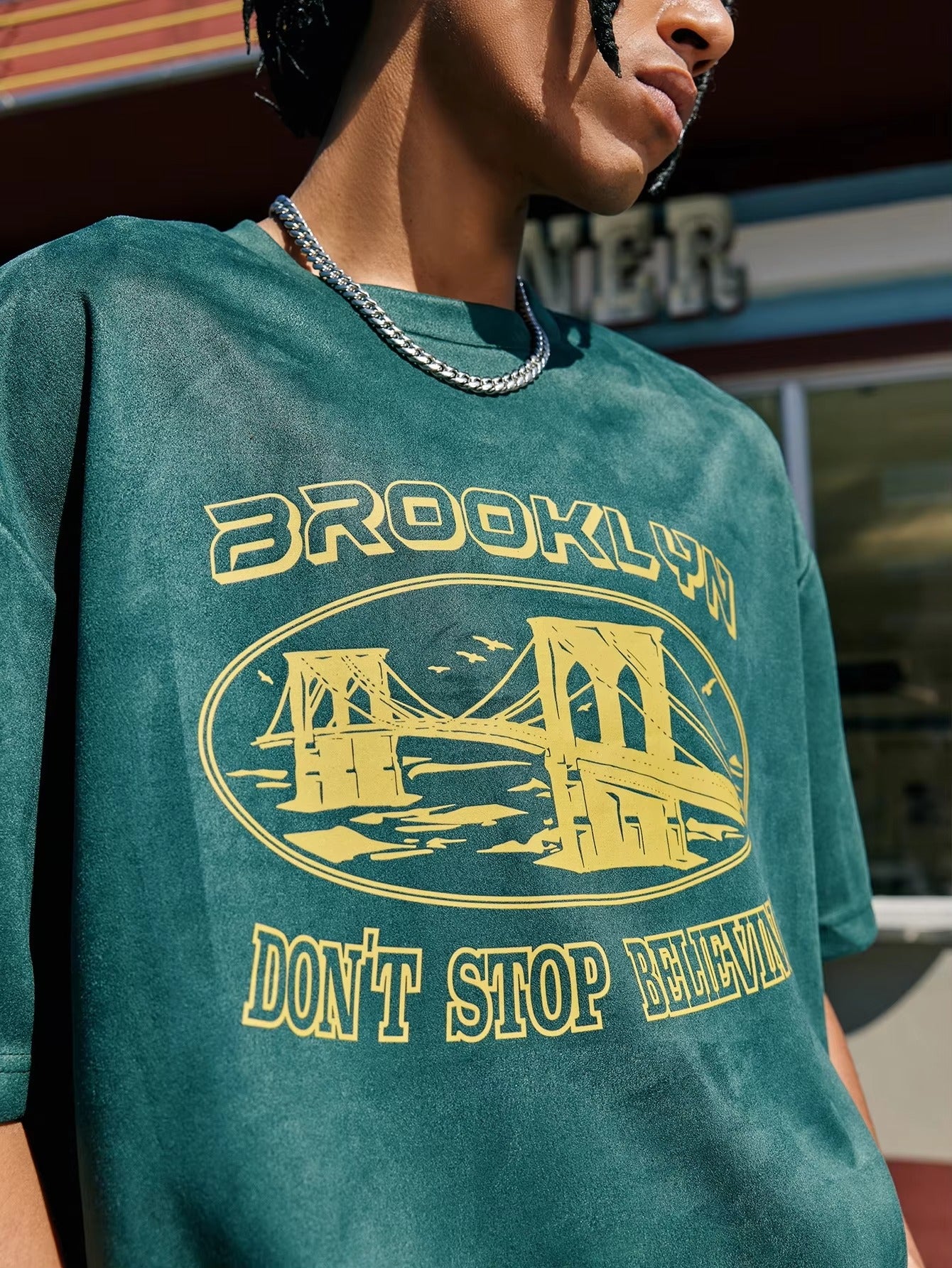 T-shirt vintage oversize pour homme