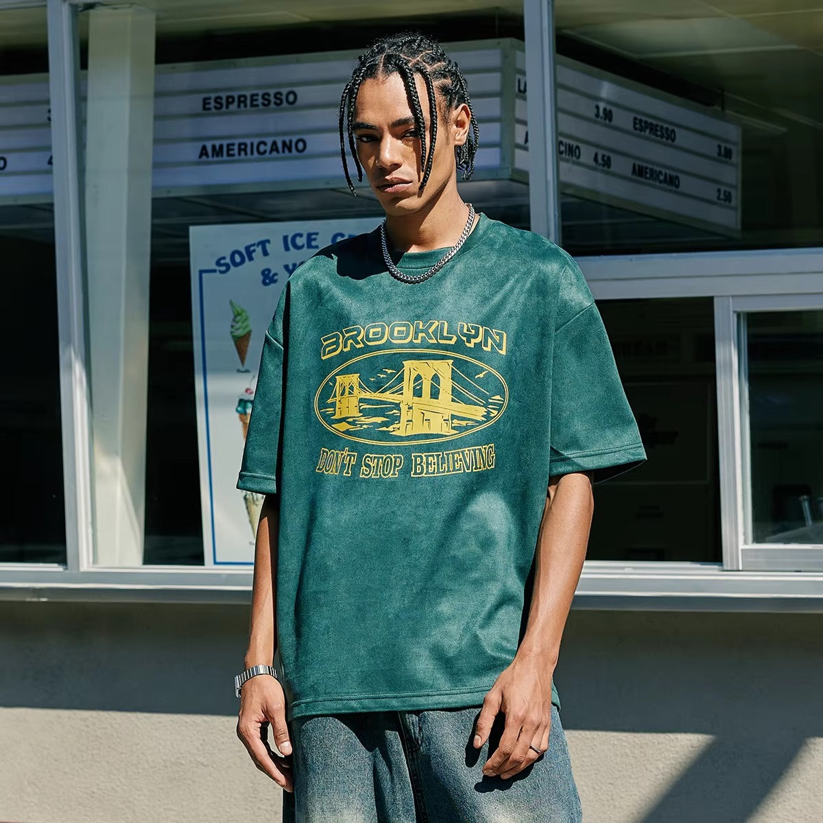 T-shirt vintage oversize pour homme