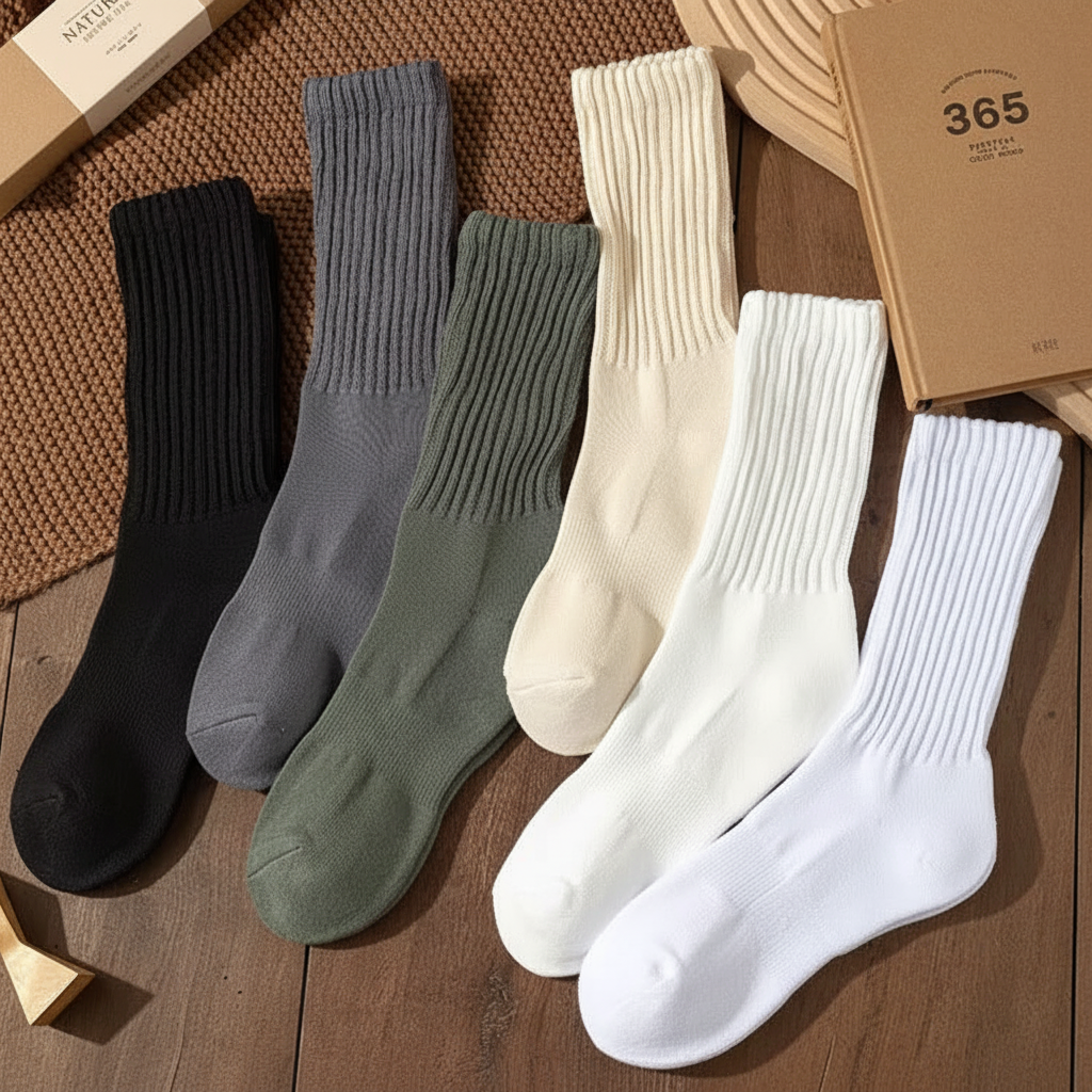 Chaussettes Côtelées Essentielles